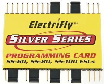 Great Planes ElectriFly Silver Series Programming Card SS-60,80,100 GPMM1895