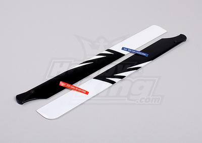 430mm Wooden Main Blades (Black/White)