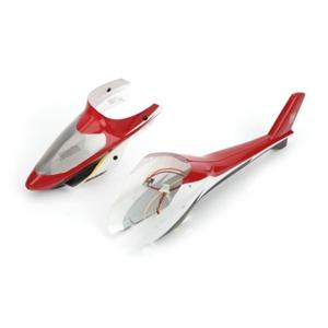 E-Flite Complete Red Canopy with LEDs (Installed): BMCX2 EFLH2427