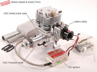 26cc Gas engine w/ CD-Ignition 1.45PS