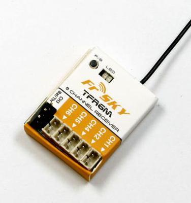 FrSky 2.4G 6-channel  Receiver (Nano JST connector)  TFR6M