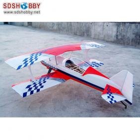 Pitts S12 50cc RC Model Gasoline Airplane ARF /Petrol Airplane Red/White/Blue Checker Color Scheme