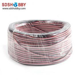 DIY Futaba /JR Color 22# 22AWG Servo Extension Cable/ Flat Cable 1M without Connector