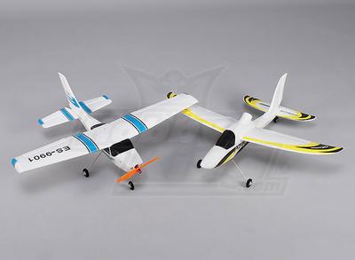 Hobbyking Micro Classic Light Airplane and Cyclone Glider Combo (PNF)