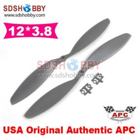 One Pair* USA Original Authentic APC 1238 12x3.8 12*3.8 Nylon Positive and in Reverse Propeller for Multicopter