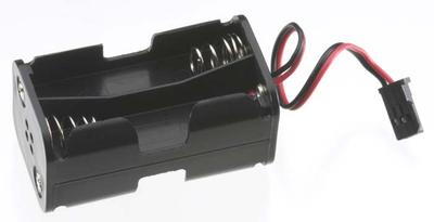 Tactic 4 Cell AA Battery Holder w/Futaba J Connector TACM2020