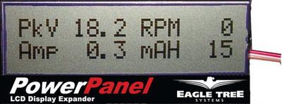 Eagle Tree PowerPanel LCD Display for all eLogger versions