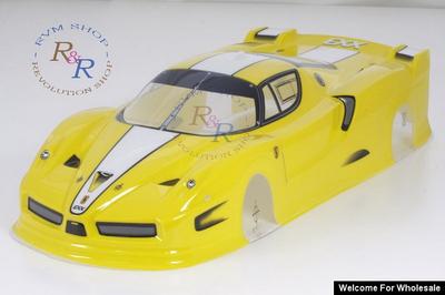 1/10 FERRARI 360 Spider Analog Painted RC Car Body (Yellow)