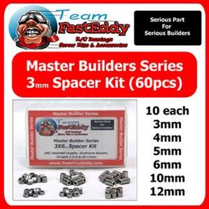 Team FastEddy Master Spacer Kit 60 mixed TFE1262