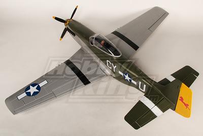 P-51D Monster Mustang 1.55m 6Ch XL-EPO - 61inch PNF (Green)