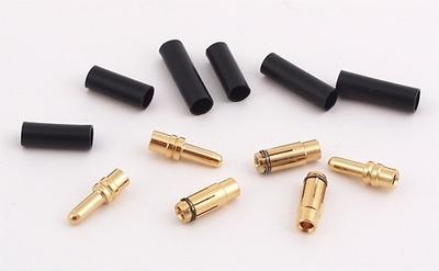 2.5mm Gold Connectors, 3 Sets