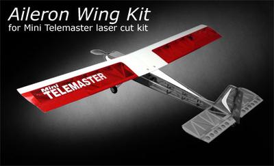 Aileron Wing Kit for Mini Telemaster, Laser Cut
