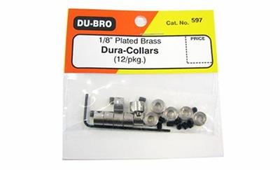 1/8'' Brass Dura Collars (12)