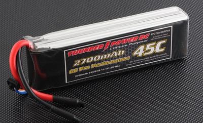 2700mAh 3S 11.1V 45C LiPo Battery