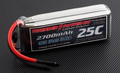 2700mAh 3S 11.1V 25C LiPo Battery