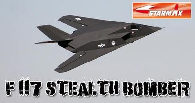F-117 Blacknight Stealth 70mm EDF RC Jet PNP Version