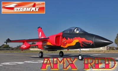 AMX Red Vectored Thrust 64mm 5CH RC EDF Jet