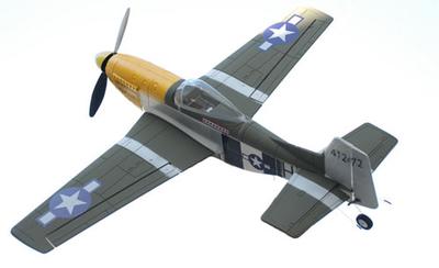 P51D WWII Mustang Brushless 4CH RC Plane 2.4G