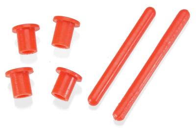 Hobbico Hold Down Rods (2) w/Caps (4) RC Red Hawk HCAA3818