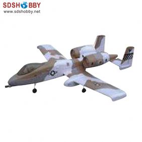 A-10 Thunderbolt Brushless EPO/ Foam Electric Airplane RTF with 2.4G Right Hand Throttle Desert Color