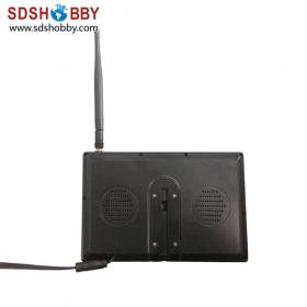 HIEE 7in FPV Monitor/ Built-in 32CH 5.8G Receiver with Sun Shading Hood and Antenna