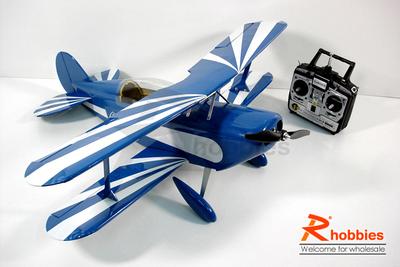 4 Channel RC EP 31.0" Balsa Wood Bi-Wing Pitts Scale Plane