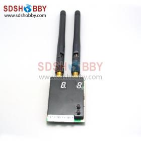 5.8G 32CH 400mW Double-way Integration Transmitter for Dealing with Aerial Photography Dual Angles