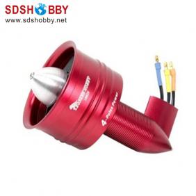 Leopard 4-Pole Electric Ducted Fan Combo Rotor=Φ68mm/3S LiPo for EDF Airplane