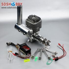DLA56 CNC Processed Gasoline Engine/Petrol Engine 56CC for Gas Airplanes with Walbro Carburetor and NSK Bearing