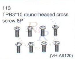 PB2*10 P-headed self-tapping screw 8P (VH-A6129)