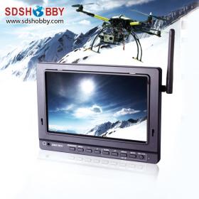 7in wireless LCD monitor for FPV Aerial Photography/ Built-in DVR and 5.8GHz wireless receiver