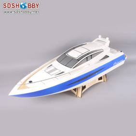 Princess Electric Brushless RC Boat Fiberglass with 3650 KV1500 motor with Water Cooling 120A ESC (W/O Radio System)
