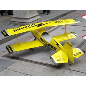 New Pitts S12 100cc RC Model Gasoline Airplane ARF/Petrol Airplane -Bulldog Yellow/Black Version (A)
