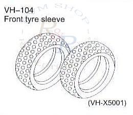Front tyre sleeve (VH-X5001)