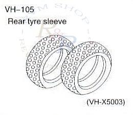 Rear tyre sleeve (VH-X5003)