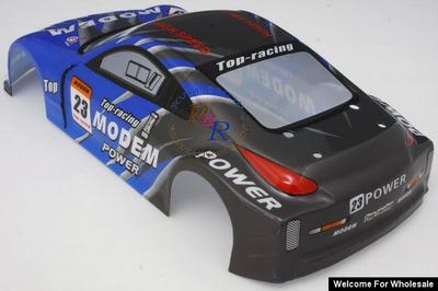 1/18 Nissan Fairlady 350Z Analog Painted RC Car Body (Blue)