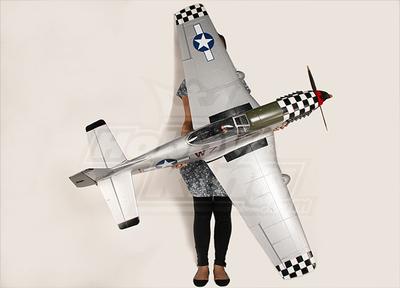 P-51D Monster Mustang 1.55m 6Ch XL-EPO-61inch PNF