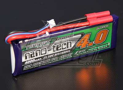 Turnigy nano-tech 4000mah 2S 25~50C Lipo Pack
