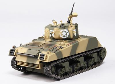 US-M4A3 Sherman Medium RC Tank RTR w/ Tx/Sound/Infrared (Desert)