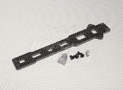 Upper Chassis Plate (carbon fiber) w/hardware - A2003T, 110BS and A2010