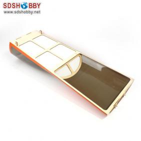Canopy For Sbach 300 30cc Airplane Orange/Black Color( For AG312-B)