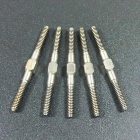 Titanium Alloy Push Rod M3X38mm with Clockwise and Counterclockwise Teeth (The U.S System)