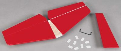 Great Planes Tail Surfaces Red Cosmic Wind EP ARF GPMA4207