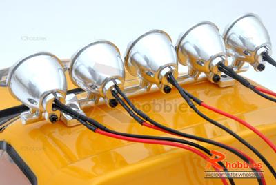 RC Crawler LED Light Bar Set (5 Spotlight)