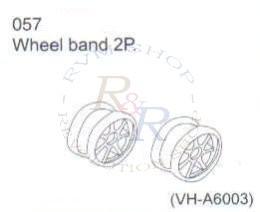 Tyre (2P) (VH-A6002) + Tyre sponge (2P) (VH-A6001)