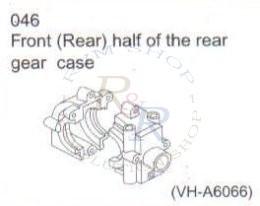 Front (Rear) half of the front gear case (1P) (VH-A6052 + VH-A6061)