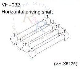 Horizontal driving shaft (VH-X5125)