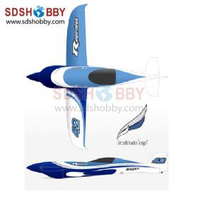 74in Nememsis Fiberglass Version 35cc Scale Airplane/ Gasoline Airplane ARF-Blue & White Color