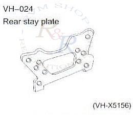 Rear stay plate (VH-X5156)