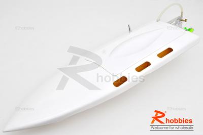 25.5" EP Deep-Vee Ocean Force Fibreglass Epoxy FRP Anti-Turnover RC Mono ARR Racing Boat with Fin